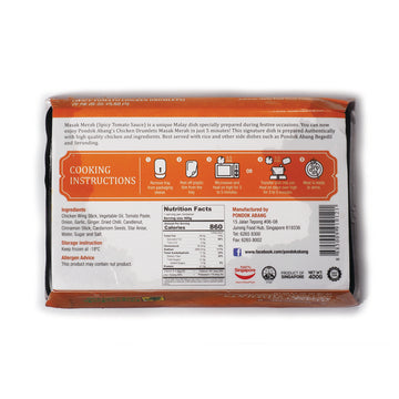 Pondok Abang, Ayam Drumlets Masak Merah, 400 g